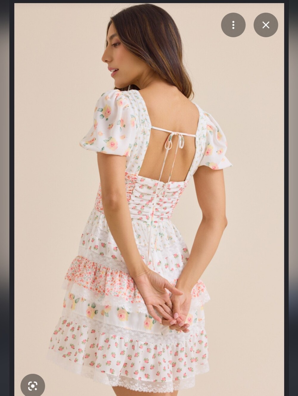 NWT Altar'd State Adley Mini Floral Dress - Picture 2 of 4